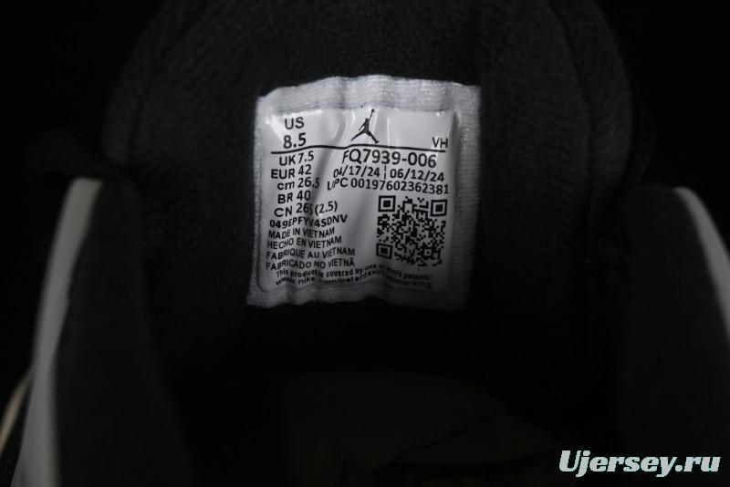 Nike Air Jordan 4 Remastered Sneakers in Black with Textile Mesh, Leather and Suede - FQ7939-006