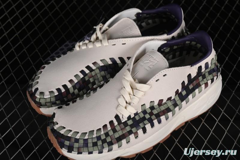 Nike Footscape Woven Asymmetrical Knit Low-Top Lifestyle Sneakers with Nike Air Cushion - FV3615-191