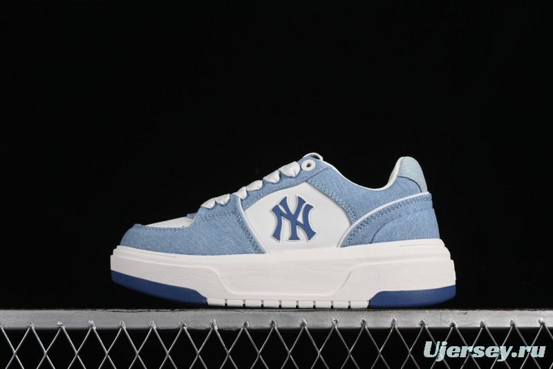 New York Yankees MLB Chunky Liner Denim Basic Platform Sandals - 3ASXCVT4N50BLS