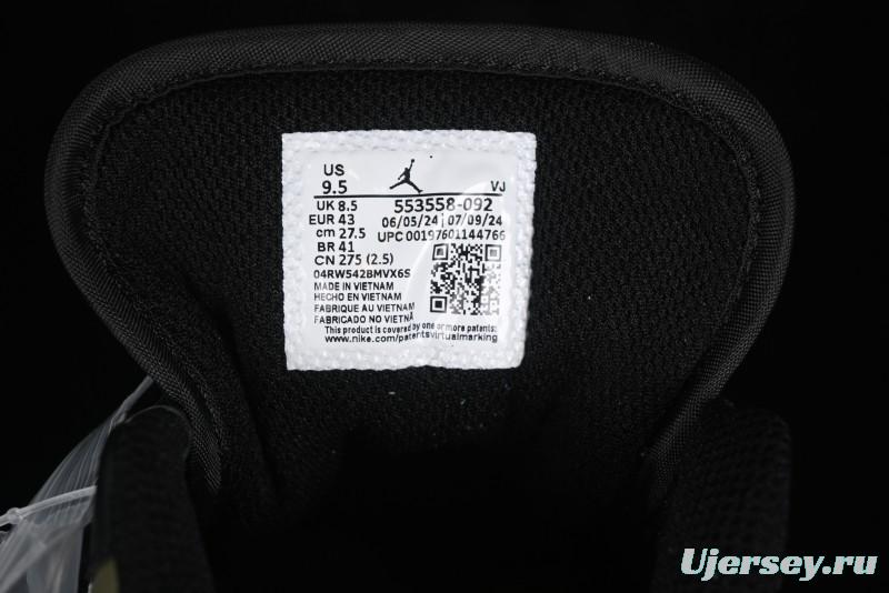 Nike Air Jordan 1 Low "Medium Olive" Retro Casual Sneakers - 553558-092