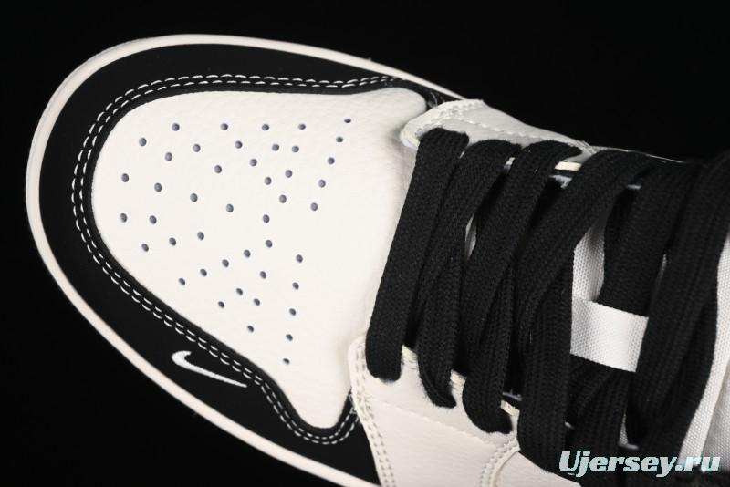 Nike Air Jordan 1 Low AJ1 Marvel Collaboration - Batman Custom High-End Low-Top Basketball Shoes - SJ6650-011