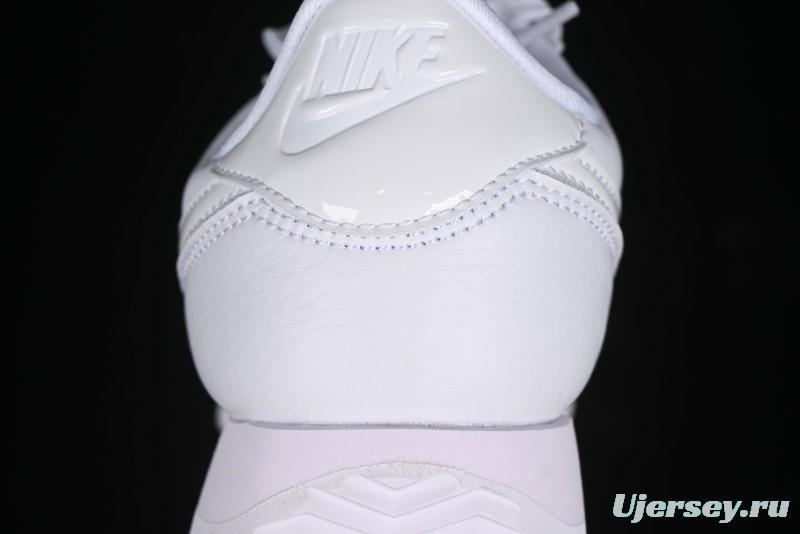 Nike Classic Cortez Leather Retro Running Shoes - FB6877-100