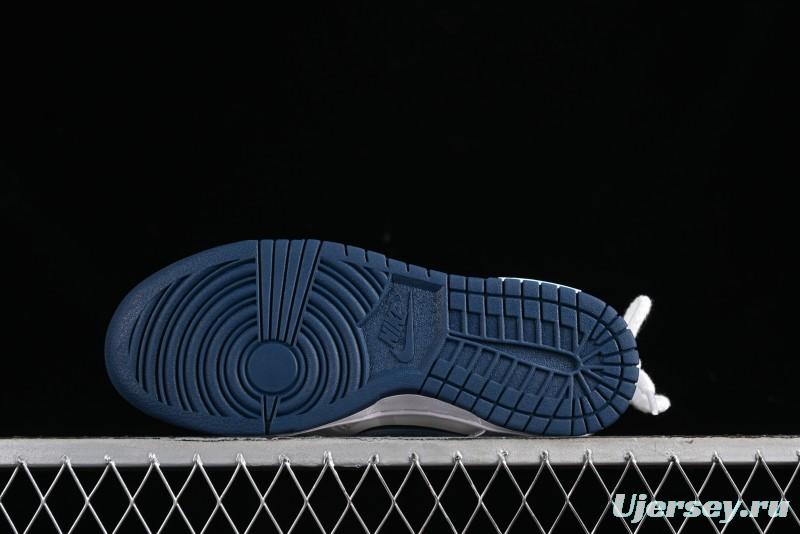 Nike Dunk Low Panda Prank Wave Rider - Silver Blue Shark Low Top Casual Sneakers - DD1391-400