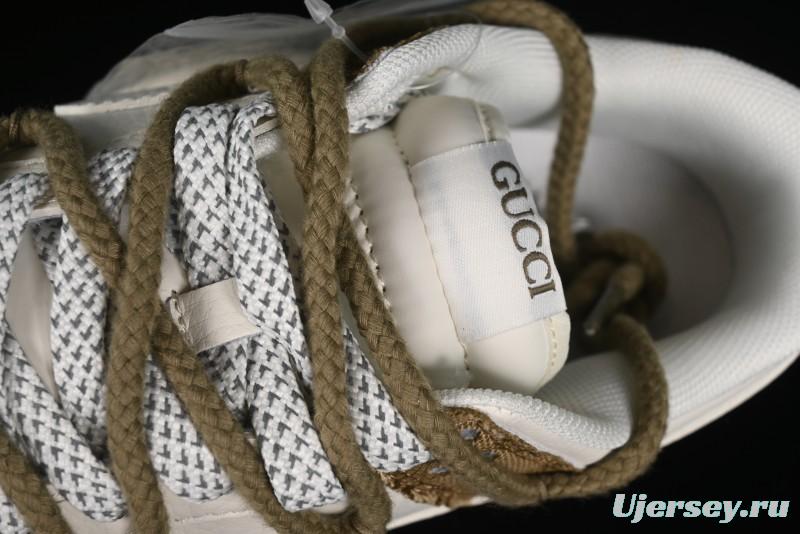 Nike SB Dunk Low Gucci Collaboration - Yellow Denim with Subtle Pattern and White Swoosh Anniversary High-End Custom Low-Top Casual Sneakers - SJ2068-273