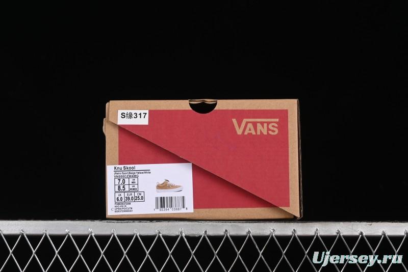 Vans Chukka Push Low-Top Skate Shoes in Beige with Slip-Resistant Sole - VN000CZW4MG