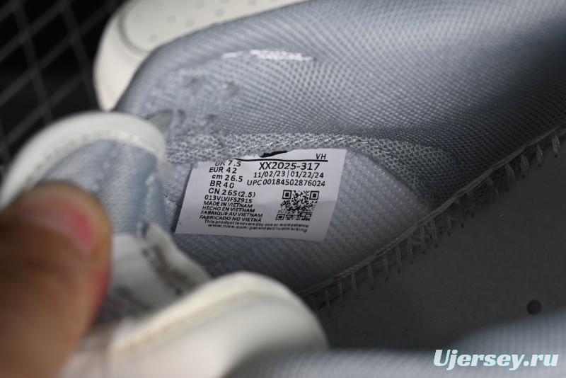 Nike SB Dunk Low Supreme Collaboration - Off White Gray Double Swoosh Anniversary Custom Low-Top Casual Skate Shoes - XX2025-317