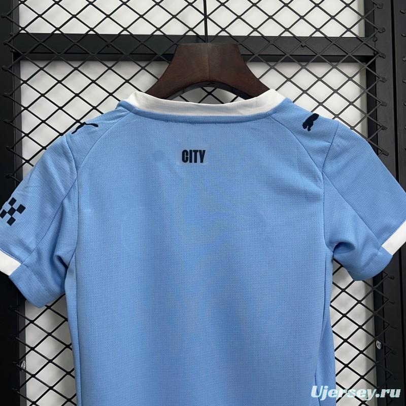 25/26 Kids Manchester City Home Size 16-28 Jersey