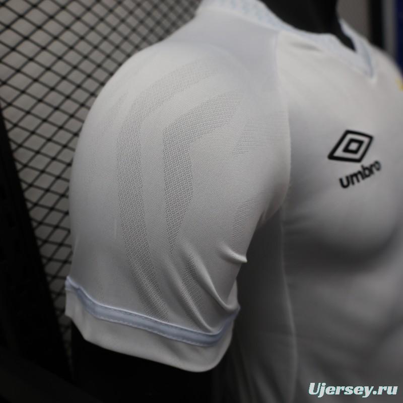 Player Version 25/26 Santos Home Jersey Without Sponsors