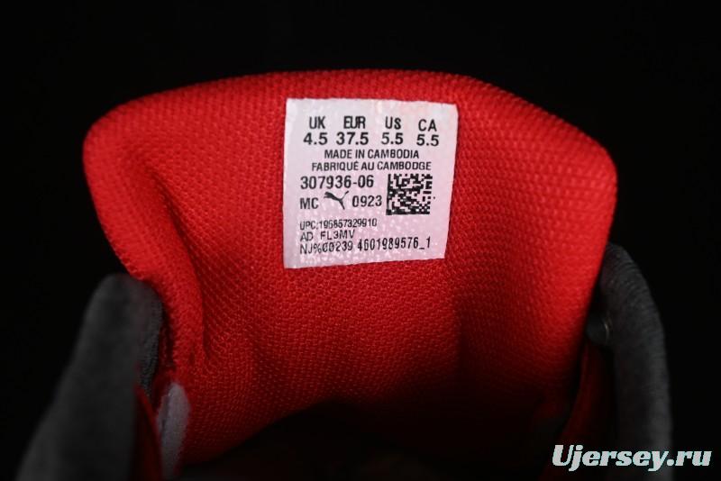 Puma Sparco Future Round Toe Lace-Up Leather Fabric Low-Top Lifestyle Casual Shoes - 307936-06