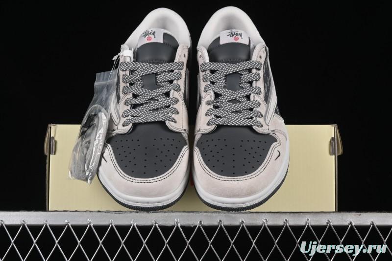 Nike Travis Scott x Fragment Design x Air Jordan 1 Low OG SP AJ1 Retro Sneakers - XZ3398-002