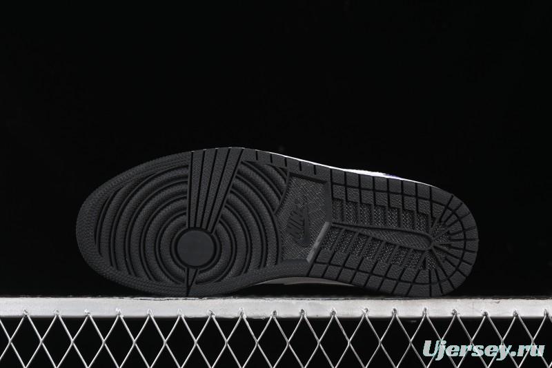 Nike Air Jordan 1 Low AJ1 Retro Basketball Shoes Lakers Purple Gold Kobe Tribute - DC2024-028