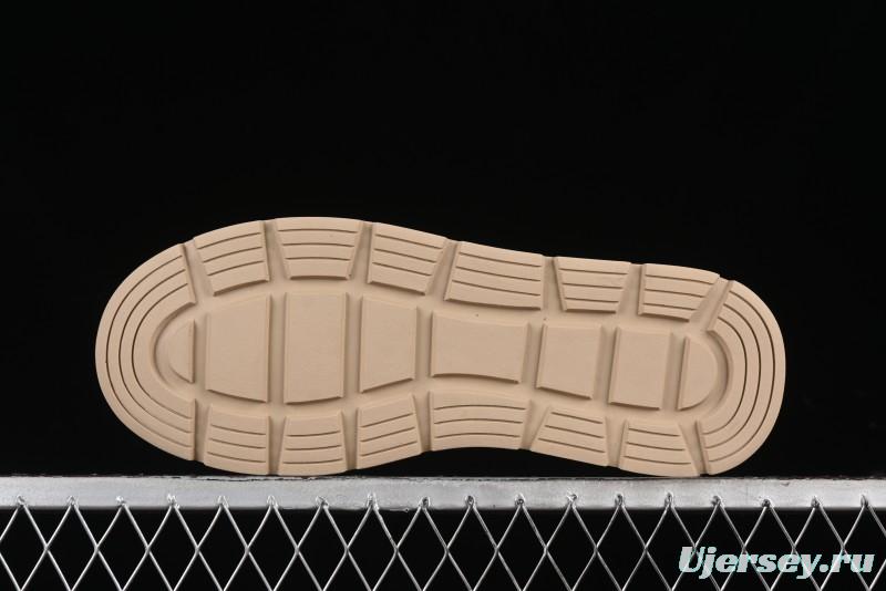 Ecco Street Light Series Autumn Height-Increasing Round-Toe Versatile Casual White Sneakers - 63311901001