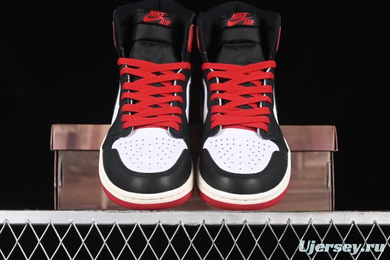 Nike Air Jordan 1 High OG Black Toe Reimagined Basketball Shoes - DZ5485-106