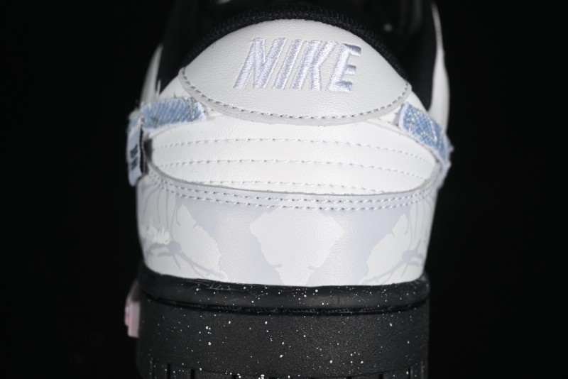 Nike Dunk Low Panda Prank Qixi Special Edition Low-Top Casual Sneakers - DD1391-100