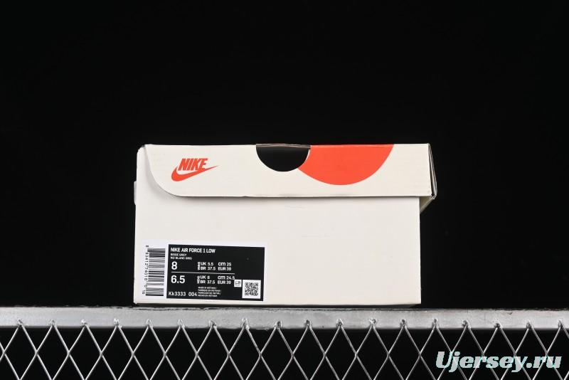 Nike Air Force 1 '07 Low The North Face Collaboration - Silver Grey Pigskin Sneakers - KK3333-004