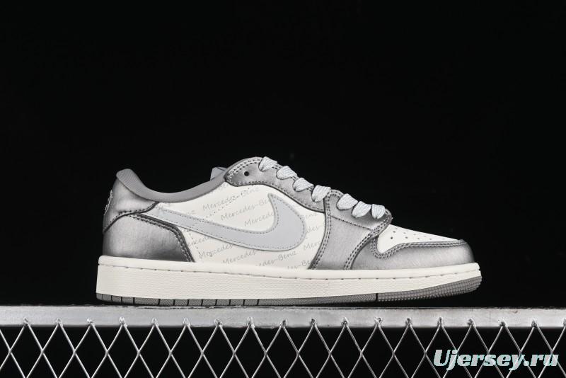 Nike Travis Scott x Fragment Design x Air Jordan 1 Low OG SP AJ1 Culture Casual Sneakers - AG3702-802