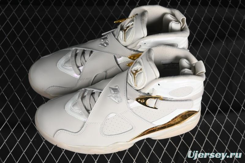 Nike Air Jordan 8 Retro "Champagne" Basketball Shoes Inspired by O'Brien Trophy - 832821-030