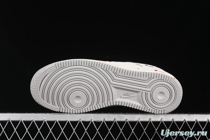 Nike Air Force 1 '07 Low Halloween Edition "Mercury Spider" Casual Sneakers - FB1893-333