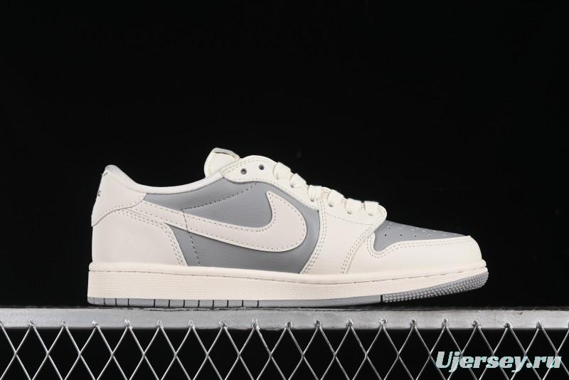 Nike Travis Scott x Fragment Design x Air Jordan 1 Low OG SP Casual Sneakers - BB6588-31