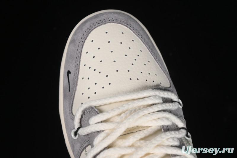 Nike SB Dunk Low Stussy Anniversary Edition Customized Low-Top Casual Skate Shoes - SJ2068-293