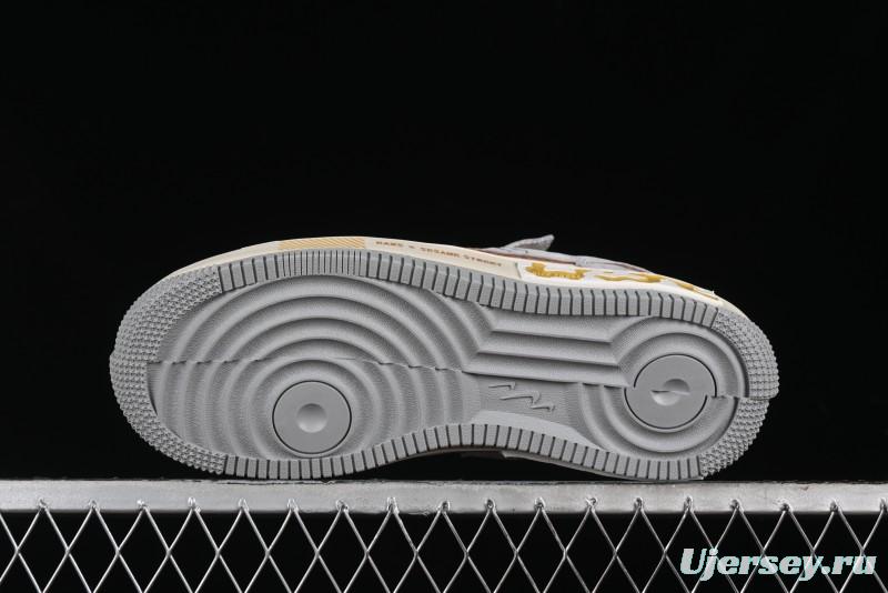 Nike Kaws x Air Force 1 '07 Low Custom Casual Sneakers - CW6688-806