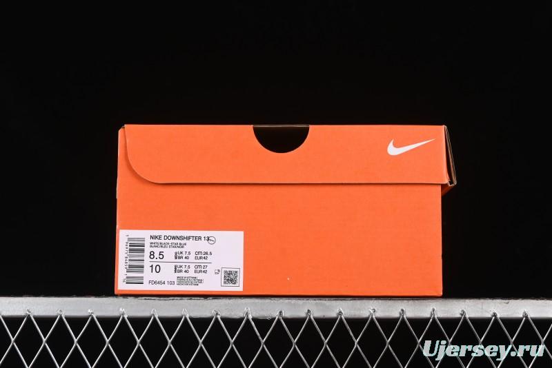 Nike Downshifter 13 Lunar Cushion Lightweight Breathable Running Shoes - FD6454-103