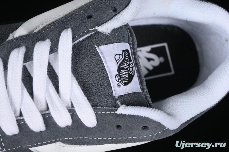 Vans Knu Skool Dark Grey Black Sole Versatile Casual Slip-Resistant Cushioned Platform Sneakers - VN000D22PWT