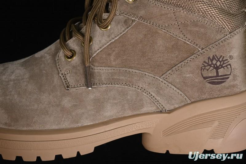 Timberland Outdoor Mid-Top Casual Chukka Boots with Premium Suede Leather and Anti-Odor Insole - TB10088KHAKI