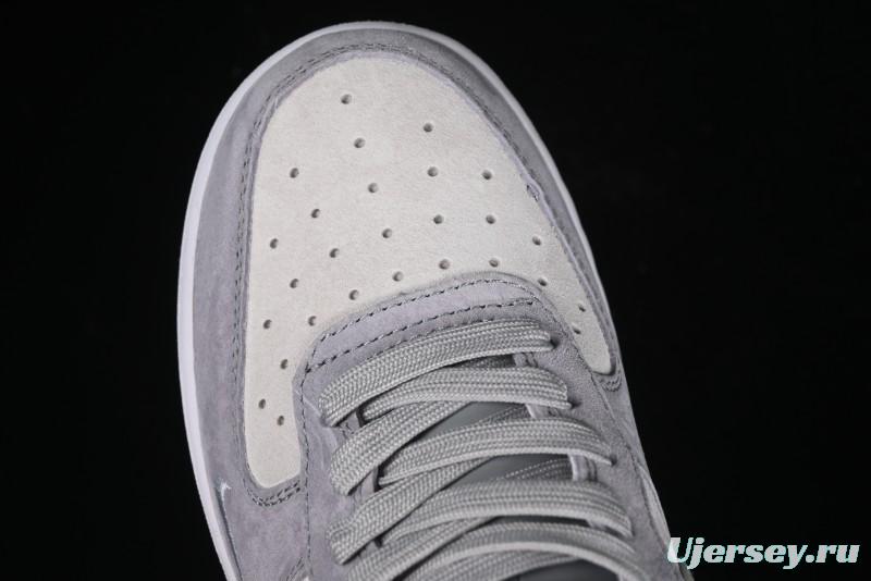 Nike Air Force 1 '07 Low The North Face Collaboration - Silver Grey Pigskin Sneakers - KK3333-004