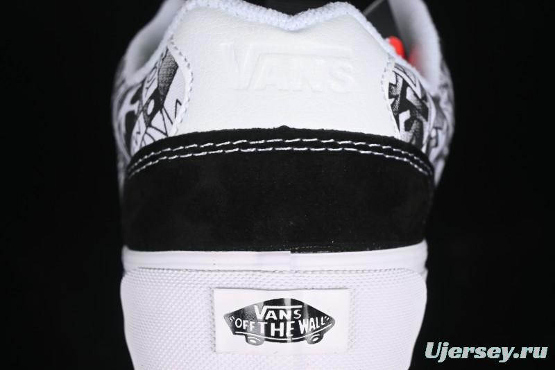 Vans Classics Knu Skool Retro Skate Shoes with Enlarged Toe and Thickened Tongue - VN000CZWBHJ