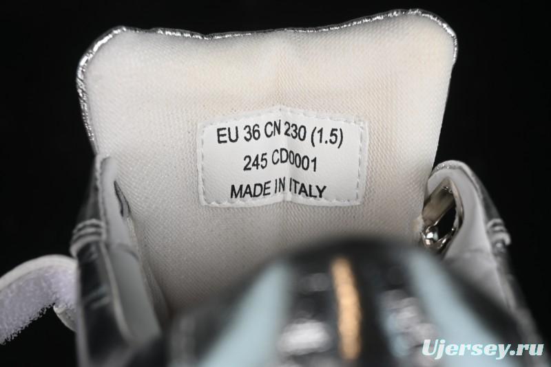 Acne Studios Retro Velcro Women's Casual Shoes Silver - G.E5