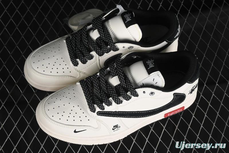 Nike Air Jordan 1 Low OG SP Travis Scott x Fragment Design Collaboration Sneakers - SJ2068-129