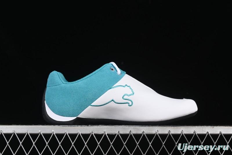 Puma Sparco Future Round Toe Lace-Up Leather Fabric Low-Top Lifestyle Casual Shoes - 307891-01