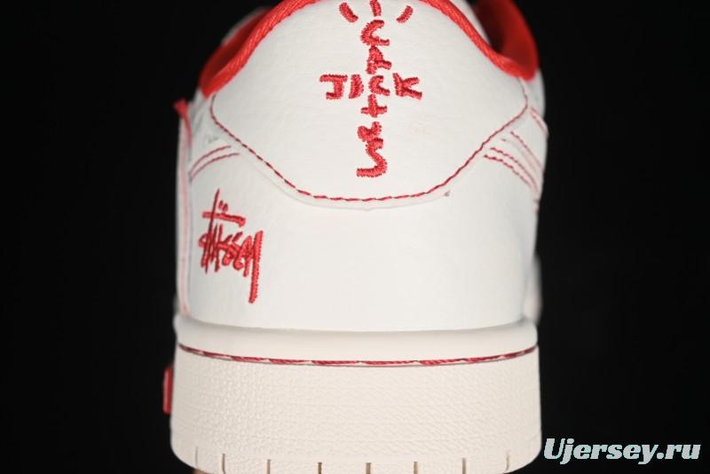 Nike Travis Scott x Fragment Design x Air Jordan 1 Low OG SP AJ1 Supreme Stussy Collaboration - SJ2