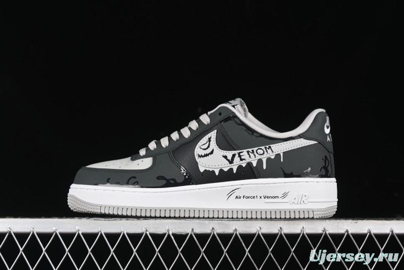 Nike Air Force 1 '07 Low "Venom Ⅱ" Marvel Series Casual Sneakers - CW6718-777