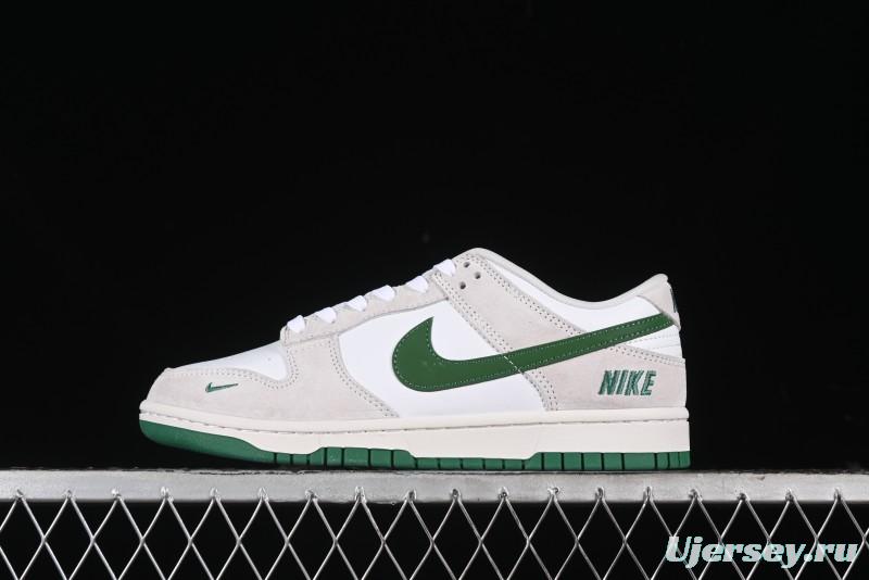Nike SB Dunk Low Anniversary Customized Casual Sneakers with Green Swoosh - KK1888-013