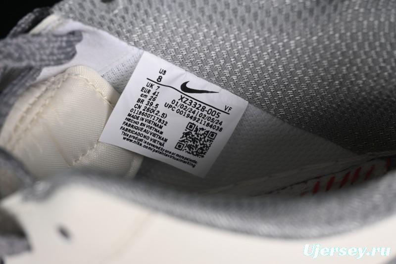 Nike Air Force 1 '07 Low Stussy Collaboration - Brushed Grey Low-Top Casual Sneakers - XZ3328-005