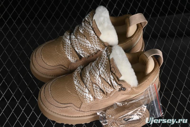 UGG Classic Ultra Mini Melange Low-Top Casual Shoes with Dual-Color Flat Laces - 1144032