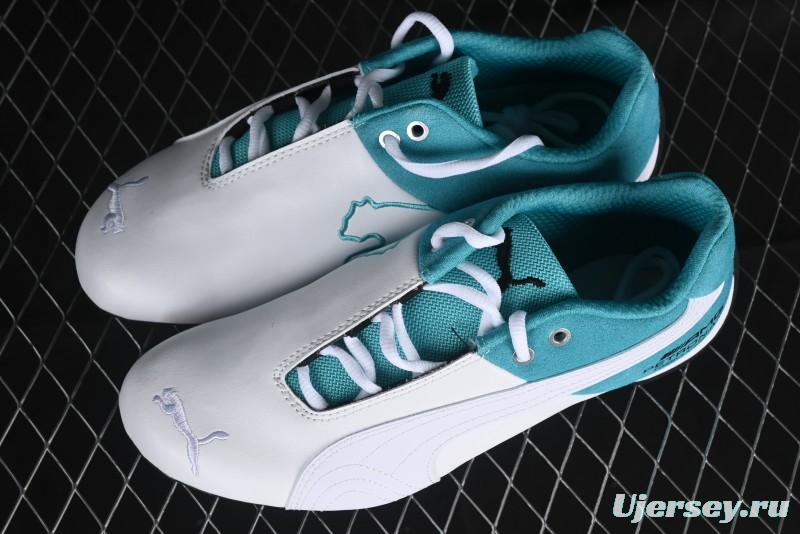 Puma Sparco Future Round Toe Lace-Up Leather Fabric Low-Top Lifestyle Casual Shoes - 307891-01