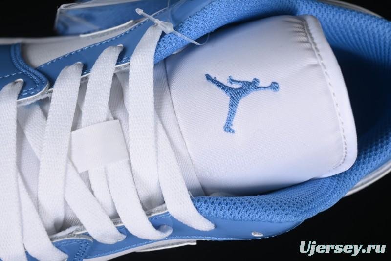 Nike Air Jordan 1 Low AJ1 Patent Blue Casual Sneakers - FZ2138-114