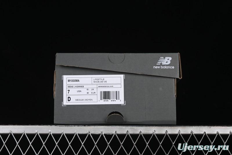 New Balance 1000 Series Retro Dad Style Low-Top Casual Running Shoes - M1000MA