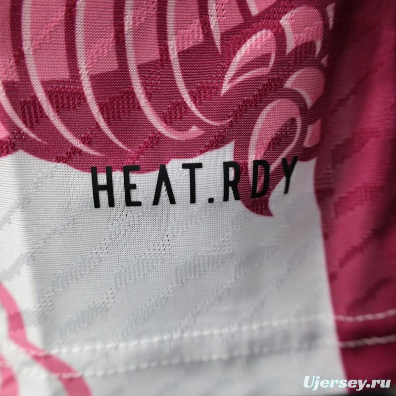 Player Version 2025 Japan National Team White with Pink Dragon Design Jersey