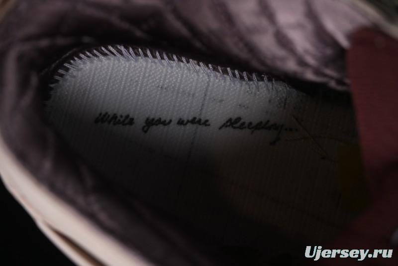 Nike A Ma Maniere x Air Jordan 4 Retro "Fossil Stone" Sneakers - FZ4810-200