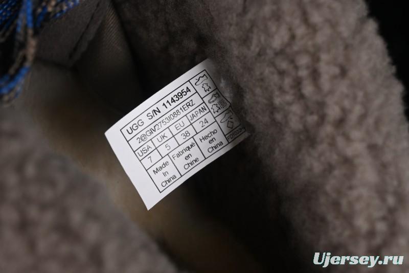 UGG Classic Mini II Fur Lace-Up Platform Mini Boots with Treadlite Outsole - 1143954