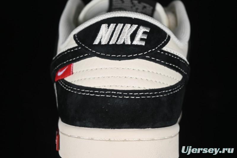 Nike SB Dunk Low Supreme x Bape Collaboration Anniversary Edition Custom Low-Top Casual Sneakers - SJ1089-018