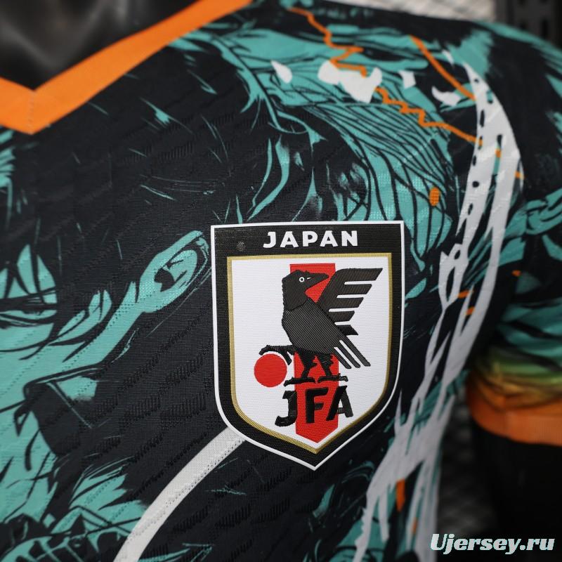Player Version 2025 Japan Teal with Anime Warrior Jersey