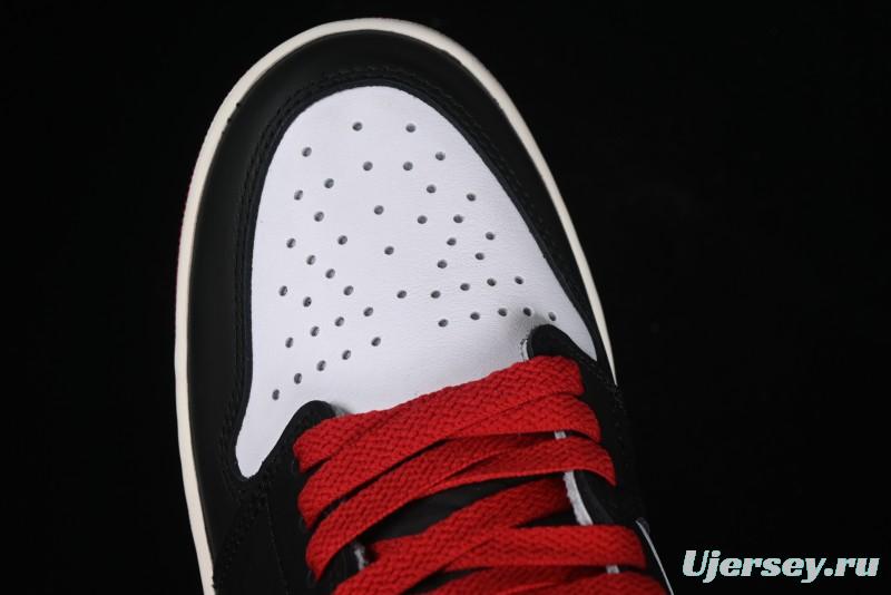 Nike Air Jordan 1 High OG Black Toe Reimagined Basketball Shoes - DZ5485-106