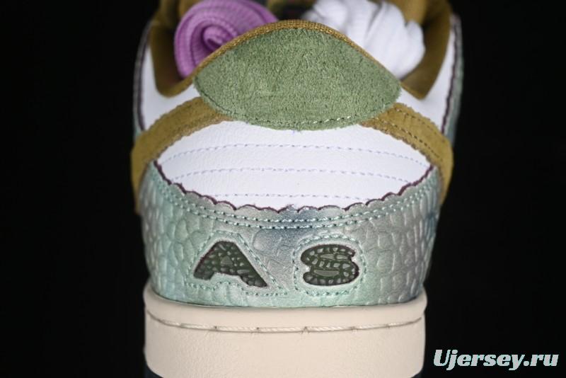 Nike Alexis Sablone x SB Dunk Low Reptile SB Low Top Casual Skate Shoes - HJ3386-300