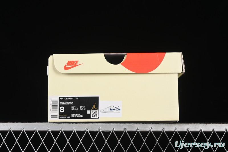 Nike Air Jordan 1 Low Stussy Collaboration - Light Beige Retro Basketball Shoes - SJ9950-027