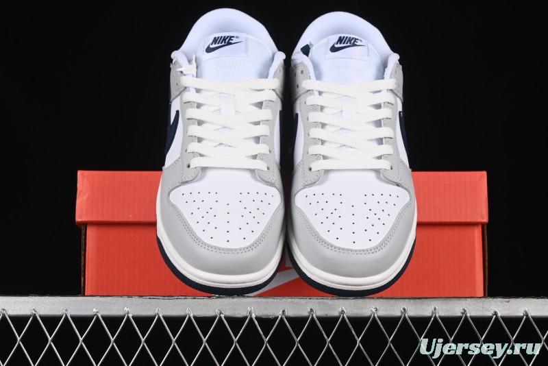 Nike Dunk Low SB Casual Sneakers in Photon Dust and White with Obsidian Accents - HF4299-001